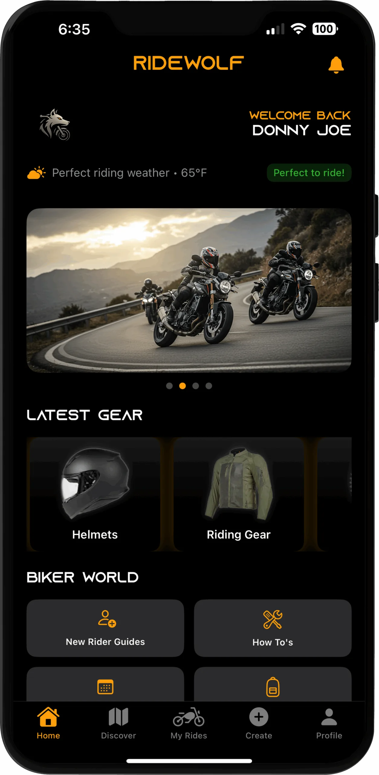 RideWolf App