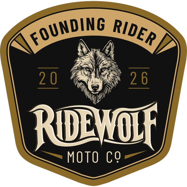 RideWolf Founding Rider badge